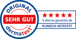 Dermatest-Siegel Sehr gut